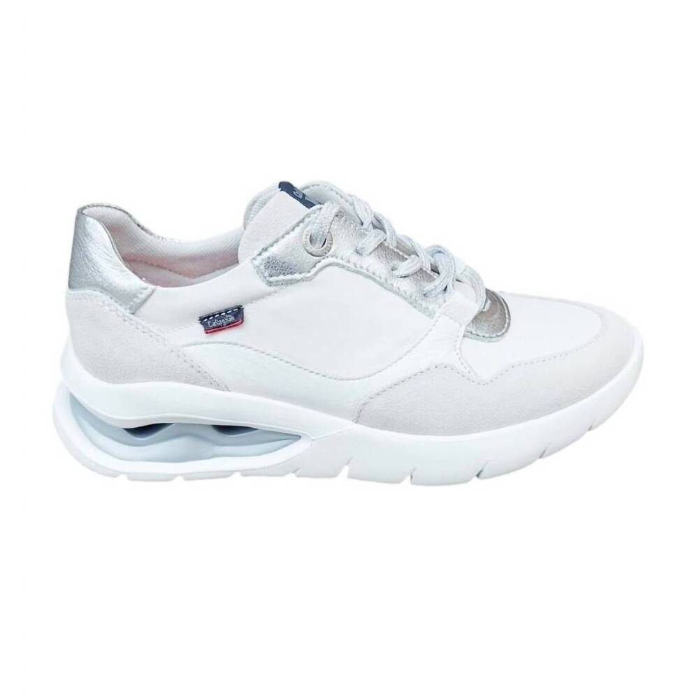 NEW CALLAGHAN women's aria sneakers in white